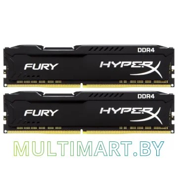 Оперативная память HyperX Fury 2x8GB DDR4 PC4-19200 (HX424C15FB2K2/16)